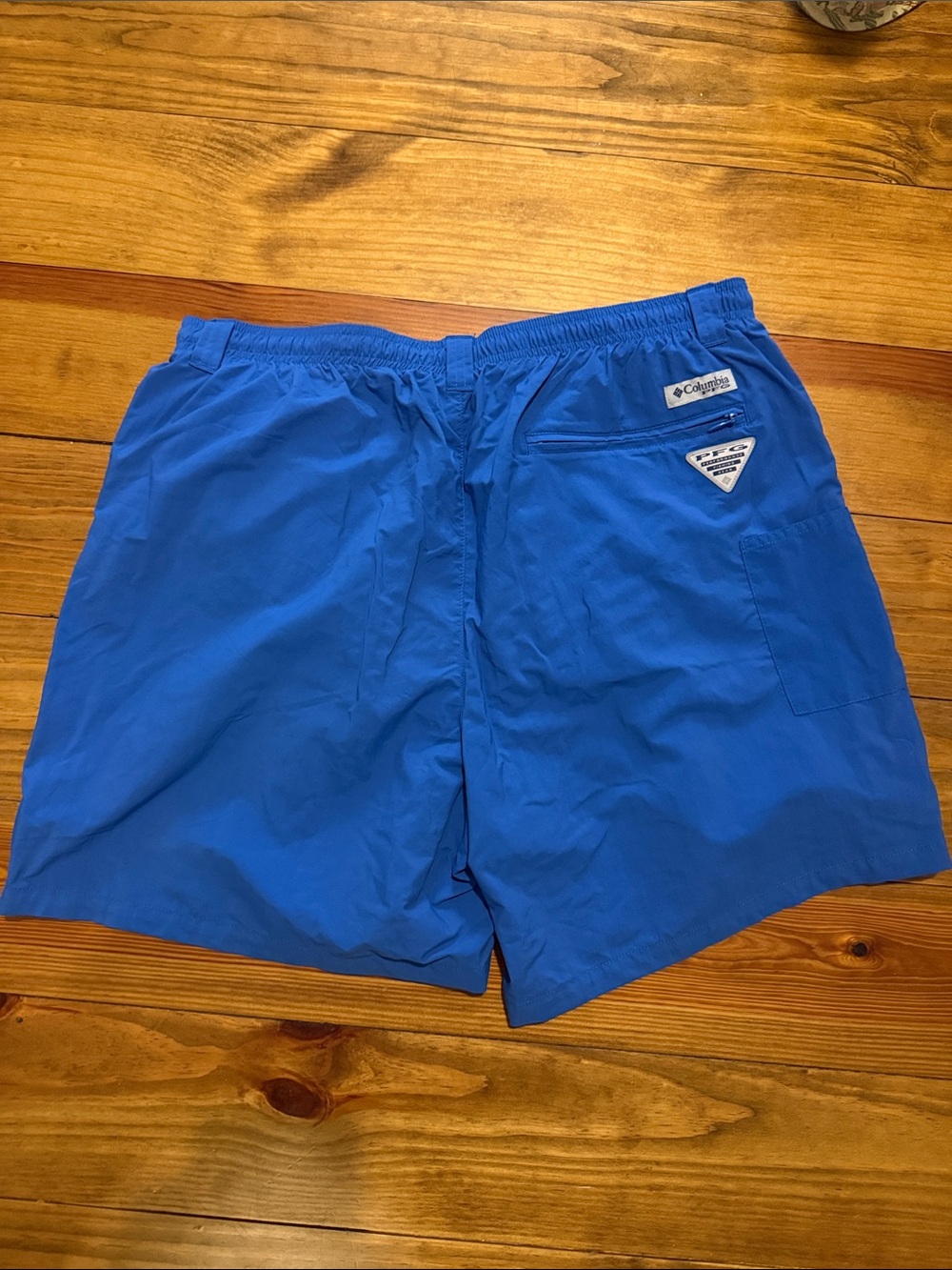 Sz L Columbia Men's Blue Swim Trunks